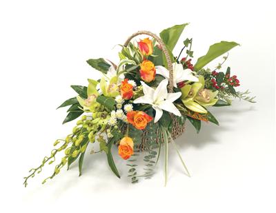 Exotic Funeral Basket